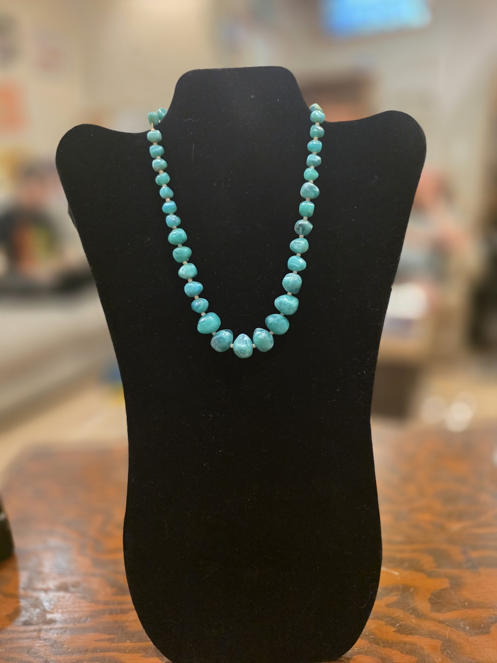 Turquoise Bead Necklace